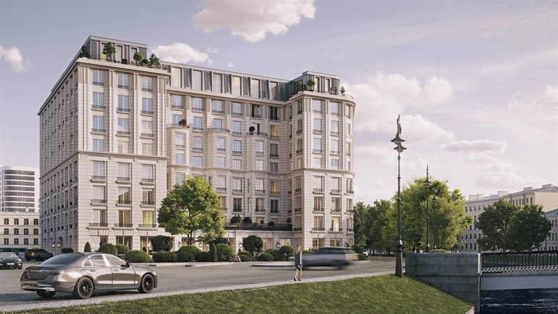 3К квартира 78.4 м² Санкт-Петербург, Адмиралтейский р-н, Реки Пряжки наб.  Сенная площадь   6 мин.