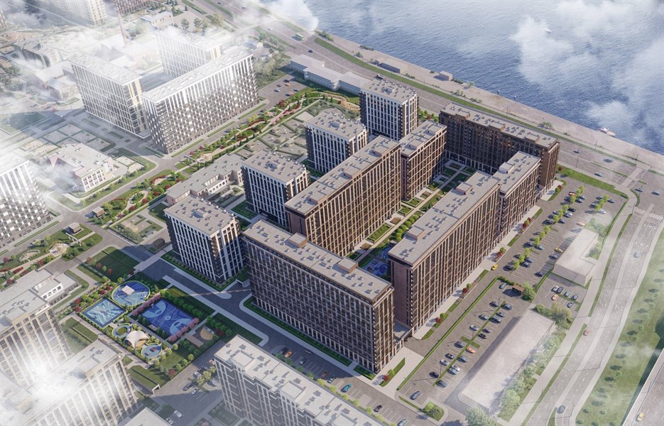 1К квартира 36.12 м² Санкт-Петербург, Невский р-н, Октябрьская наб.